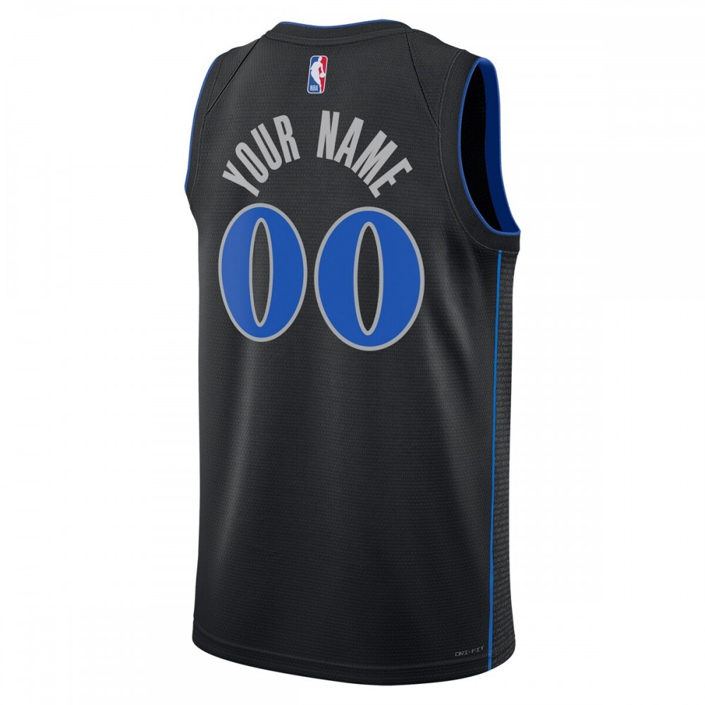 Dallas Mavericks Unisex 2023/24 Custom Swingman Jersey - Black - City Edition-Pro Kit Vault | Brand New 26/27 Sports Jerseys